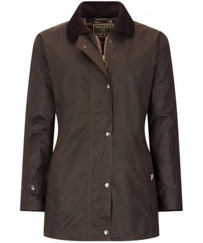 Ladies Wax Victoria Jacket Brown $56.78 Jackets