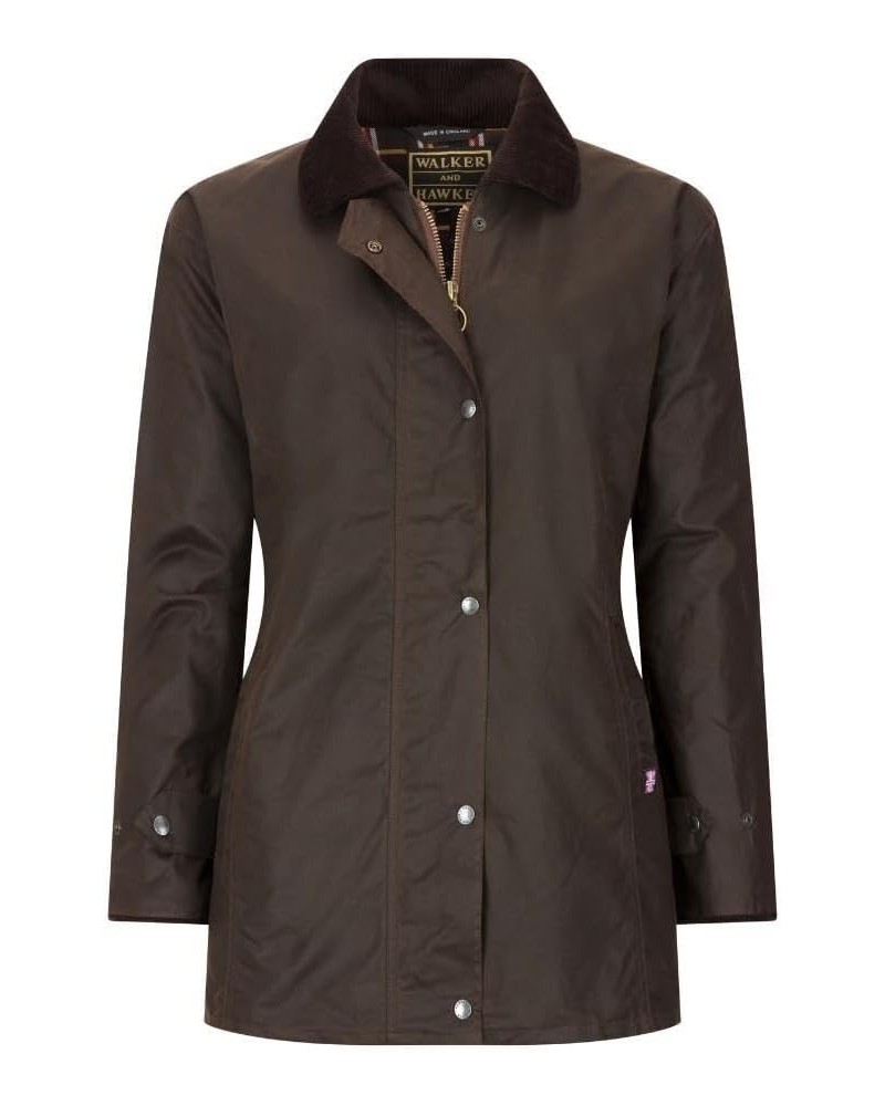 Ladies Wax Victoria Jacket Brown $56.78 Jackets