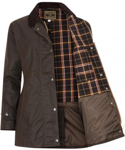 Ladies Wax Victoria Jacket Brown $56.78 Jackets