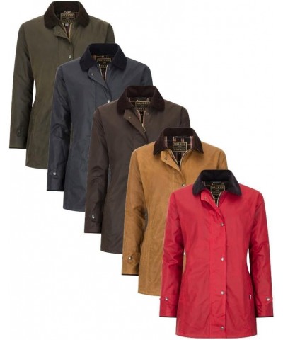 Ladies Wax Victoria Jacket Brown $56.78 Jackets