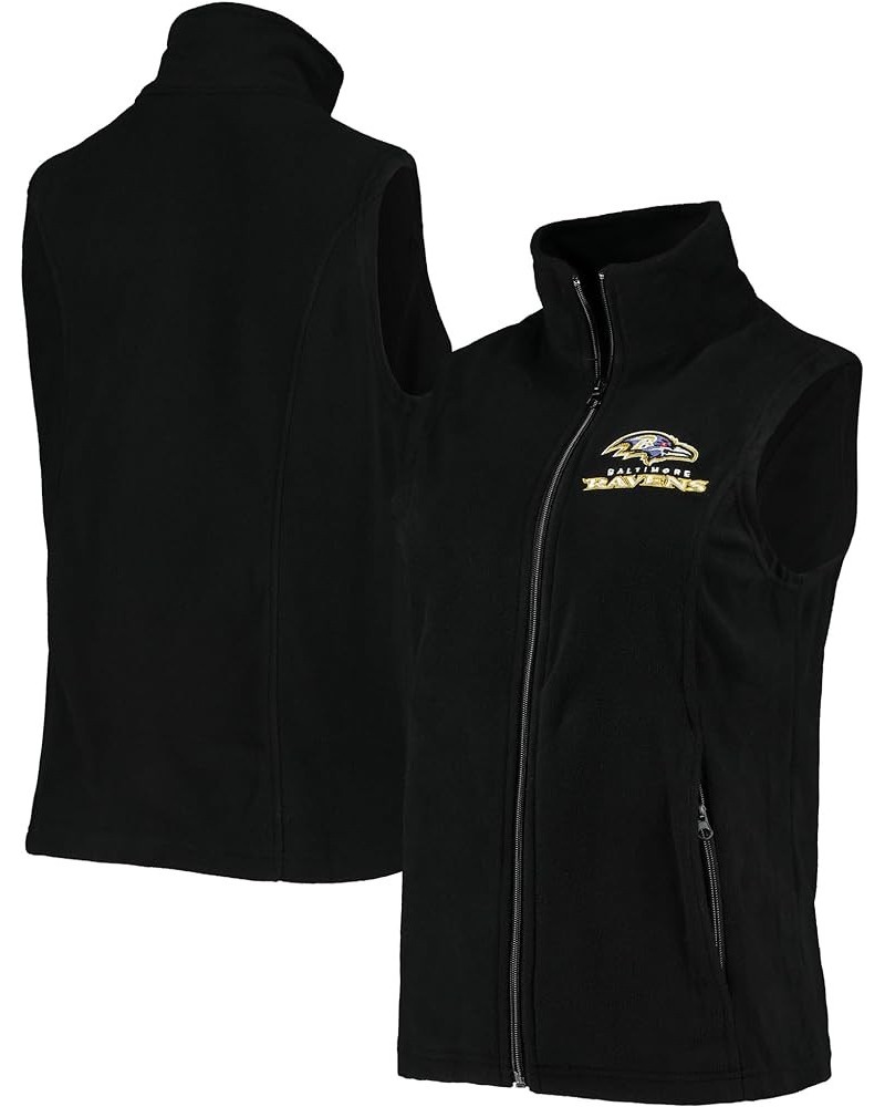 Women's NFL Houston Fleece Full-Zip Vest Baltimore Ravens Baltimore Ravens, Black $19.53 Jackets