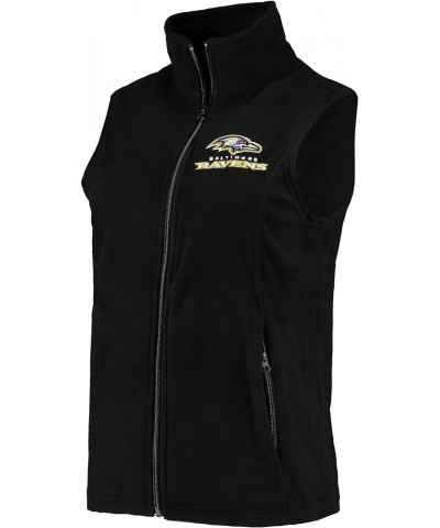 Women's NFL Houston Fleece Full-Zip Vest Baltimore Ravens Baltimore Ravens, Black $19.53 Jackets