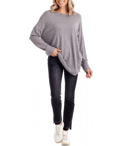 Women's Penn Knit Top Grey $22.98 Blouses