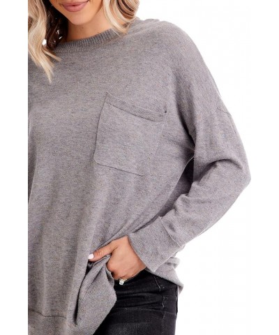 Women's Penn Knit Top Grey $22.98 Blouses