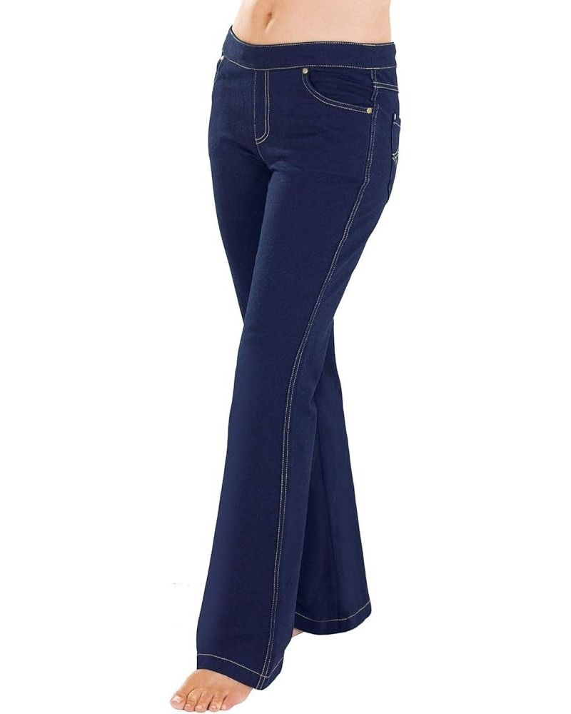 Womens Stretch Jeans Flared Bootcut - Jeans for Women Standard Indigo $19.20 Jeans