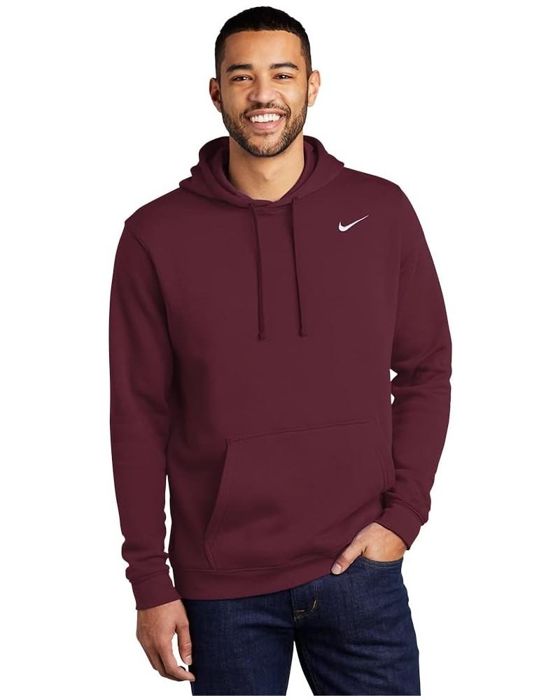 Sportswear Men's Pullover Club Hoodie Dark Maroon $34.31 Hoodies & Sweatshirts