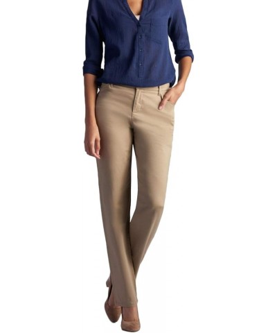 Women's Petite Relaxed Fit All Day Straight Leg Pant Flax $20.60 Pants