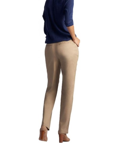 Women's Petite Relaxed Fit All Day Straight Leg Pant Flax $20.60 Pants