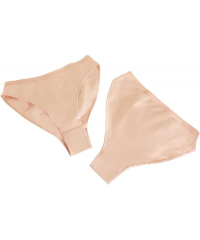 Dance Briefs for Girls and Women, Ballet Briefs Seamless Dance Underwear for Ballet, Gymnastics (Pack of 2) Tan- Adult (Pack ...