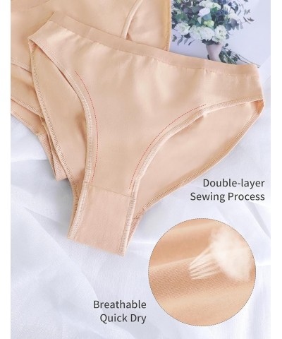 Dance Briefs for Girls and Women, Ballet Briefs Seamless Dance Underwear for Ballet, Gymnastics (Pack of 2) Tan- Adult (Pack ...