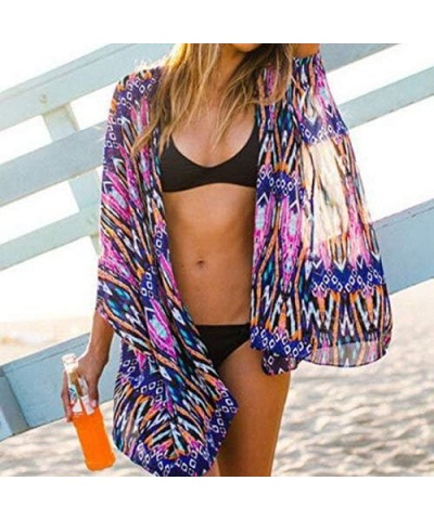 Summer Womens Beach Wear Cover up Swimwear Beachwear Bikini, Purple,One size $12.59 Swimsuits