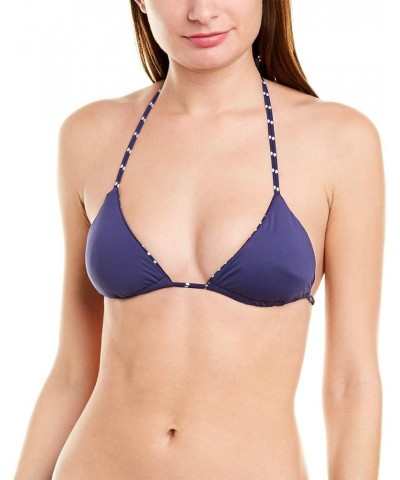 Gia Reversible Triangle Top | Reversible Triangle Bikini Top Rumba Dots Blue $43.68 Others