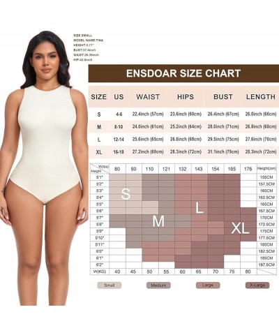 Women Bodysuits 3 Piece Tank Tops Ribbed Sleeveless Sexy One Piece Halter Neck Shapewear Bodysuit Z-grey $11.59 Lingerie