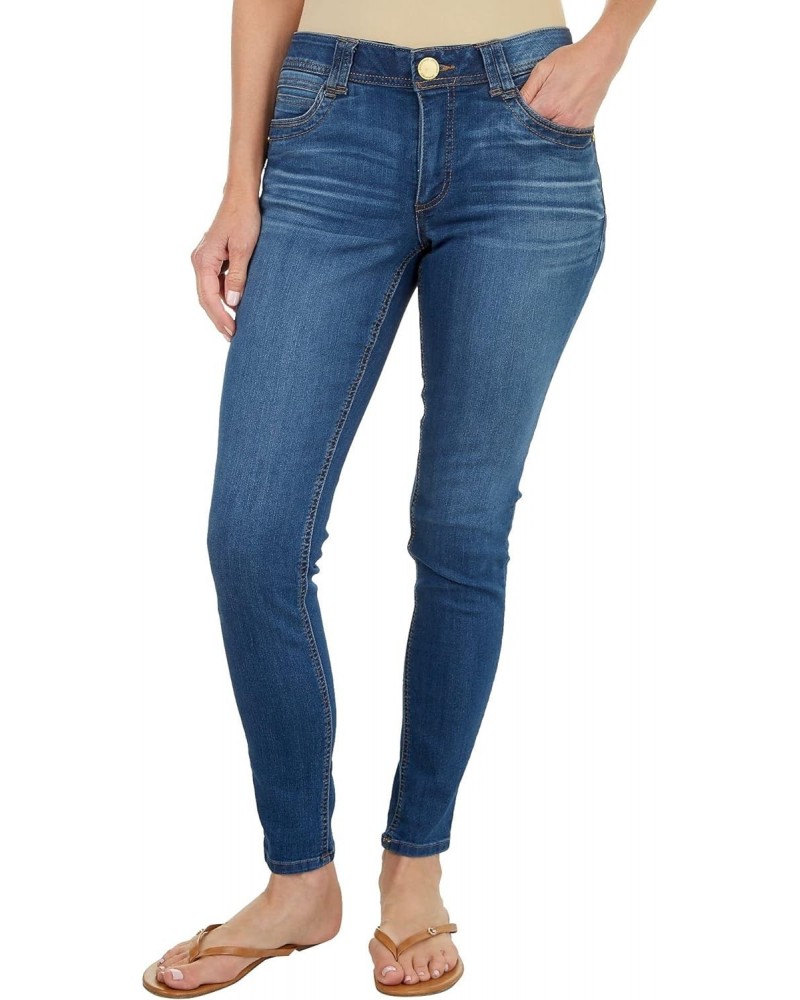 Womens 29 in. Ab-Tech Elastic Waist Jegging 6 Blue $24.84 Jeans