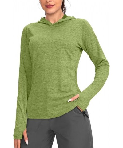 Women's UPF 50+ Sun Protection Shirt Long Sleeve Lightweight Hoodie UV Shirts for Women Hiking Fishing Outdoor Parrot Green $...