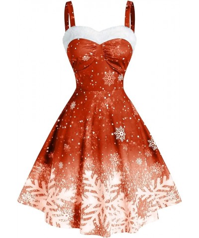 Plus Size Womens Vintage Dress Christmas Long Sleeve High Low Dresses Cocktail Holiday Party Dress Cosplay Outfits Christmas ...