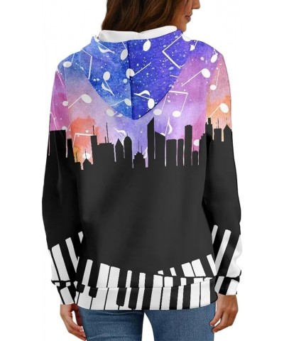 Hoodie Outfits For Women With Pocket Warm Stylish Sweatshirt Women Lounge Hoodie Music Note $10.92 Hoodies & Sweatshirts